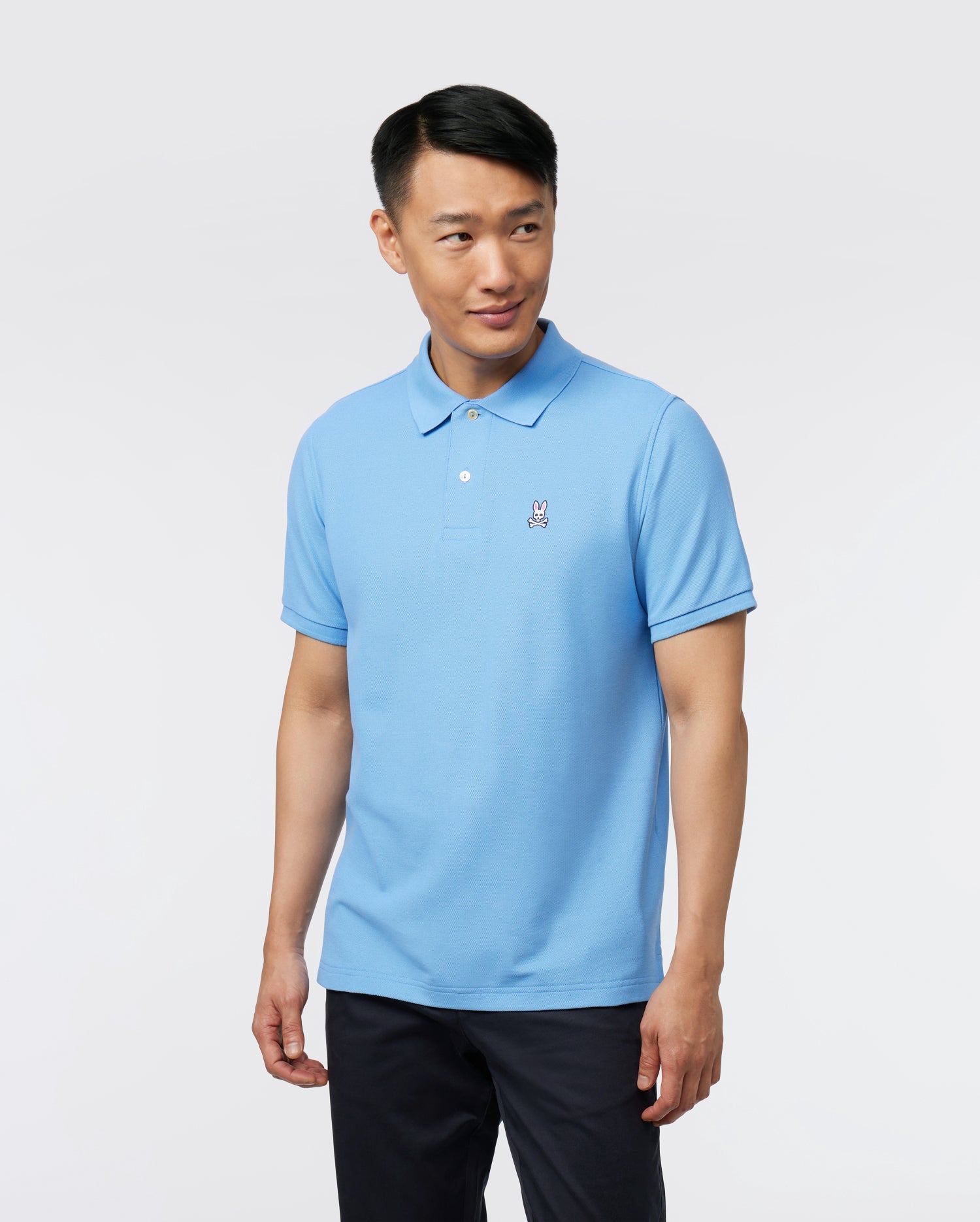 lomme befolkning forlade MENS LIGHT BLUE CLASSIC PIQUE POLO | PSYCHO BUNNY
