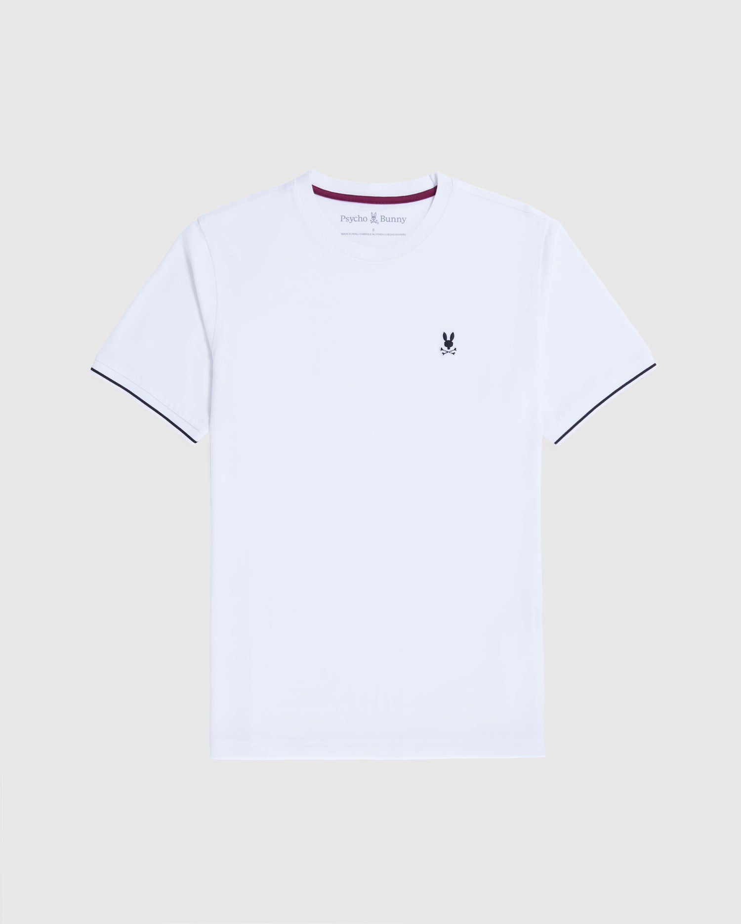 Psycho Bunny Lambert Relaxed Fit Heavyweight Logo Graphic T-Shirt in White