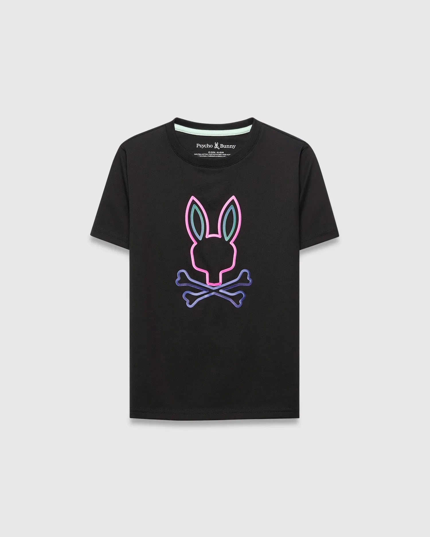 新品未使用/Psycho Bunny / Tシャツ 黒 Kids Dayton Graphic Tee in Black | Psycho Bunny