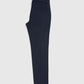 A single navy blue men's Psycho Bunny GABLE REGULAR FIT SPORT PANT - B6P760ARCN is displayed against a plain white background, showing the front view with a visible button and pockets.