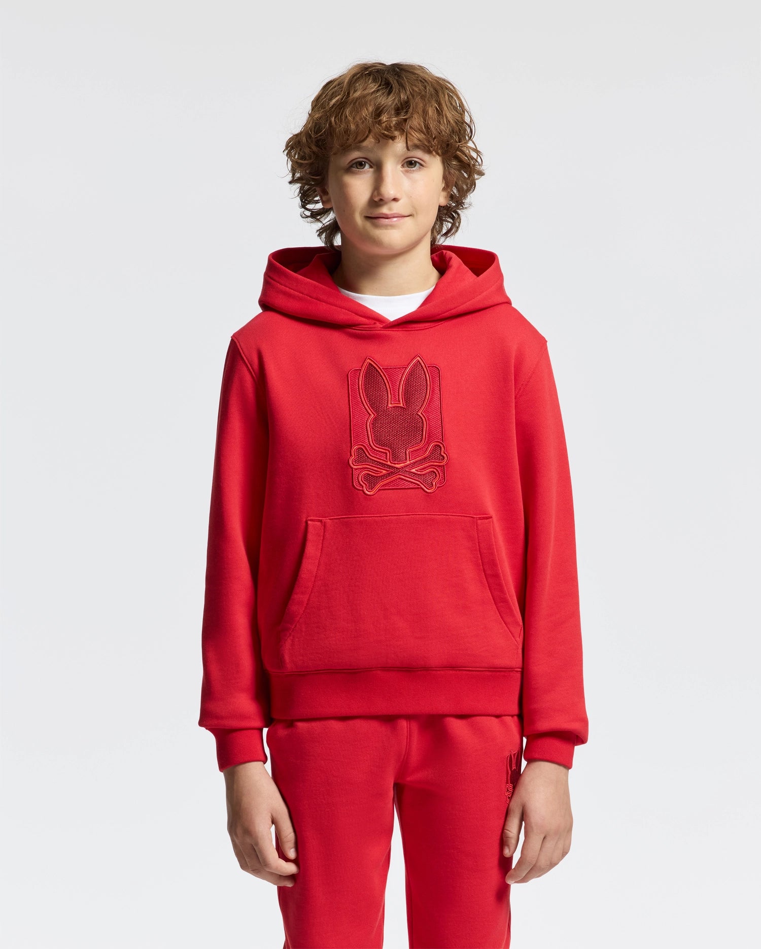 Hooded Sweatshirt Red Sweatshirt Kids KIDS PIERCE ESSENTIAL FRENCH