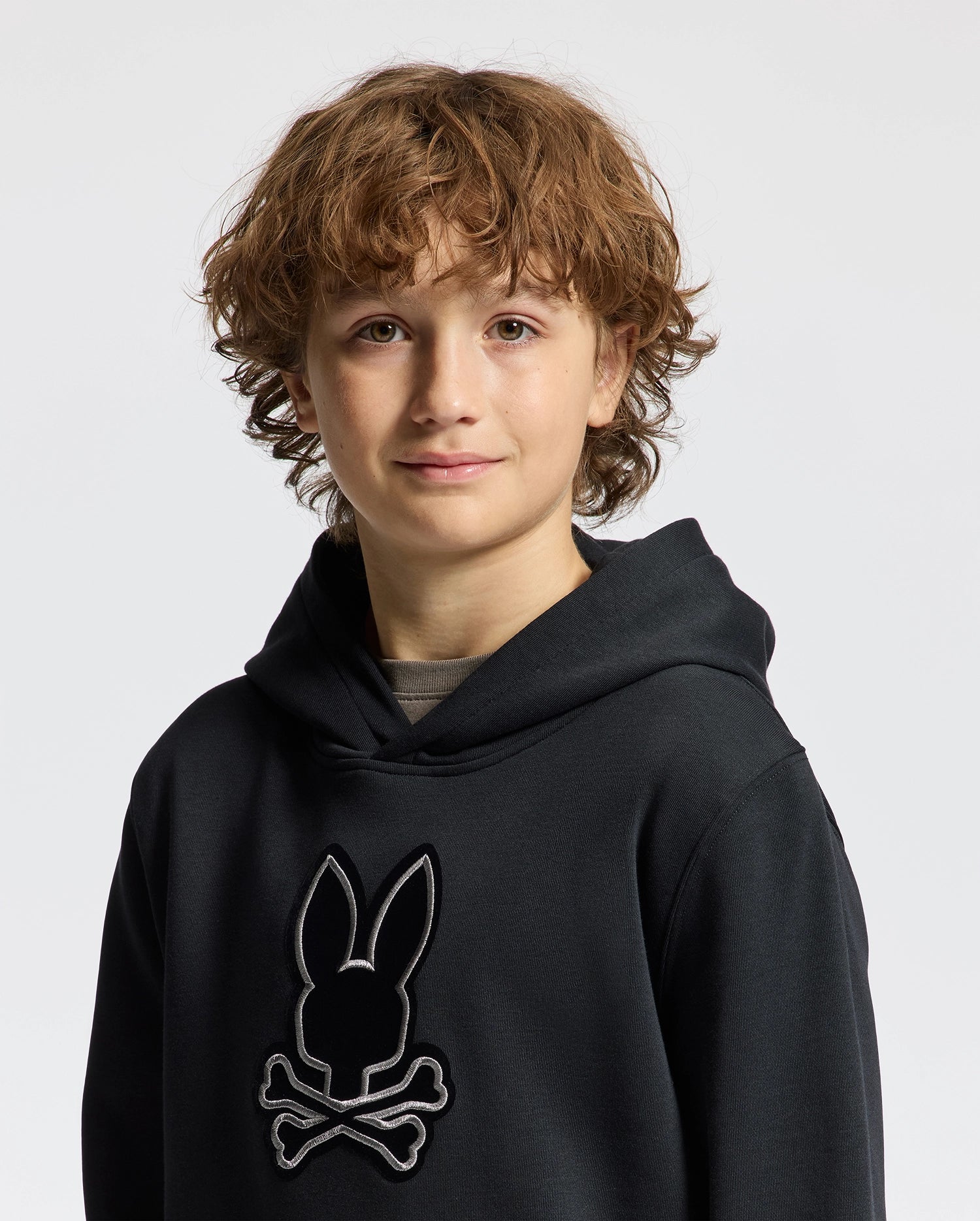 Boy with a hoodie on sale