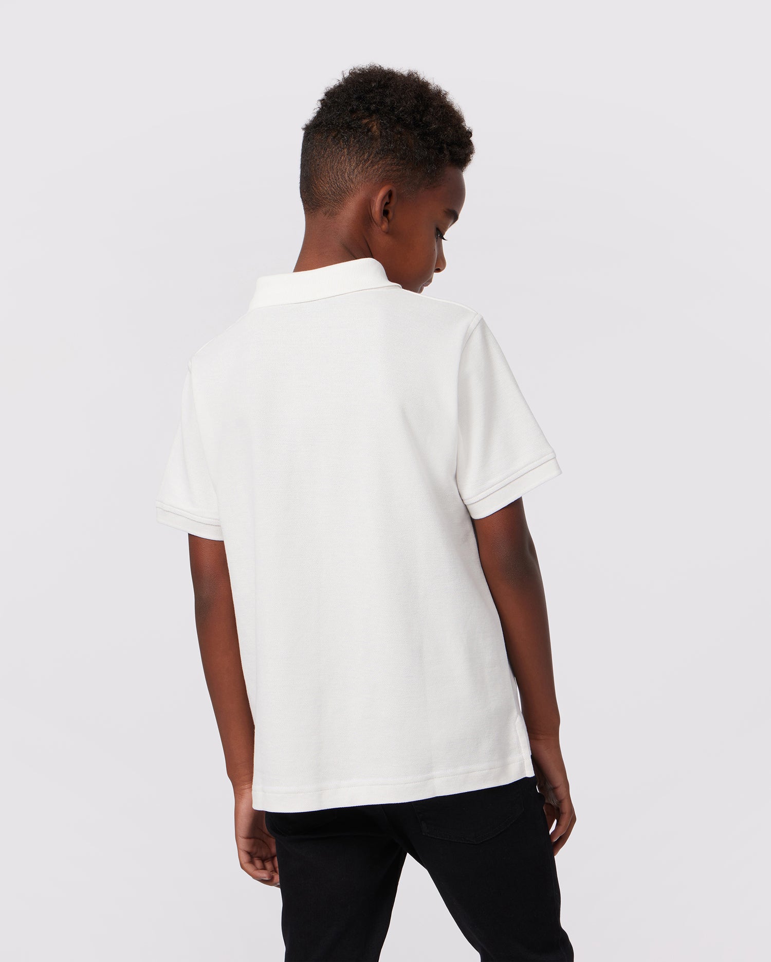 KIDS WHITE BEAUMONT PIQUE POLO | PSYCHO BUNNY – Psycho Bunny