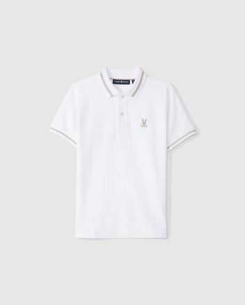 KIDS RIVIERA PIQUE POLO SHIRT - B0K640C200