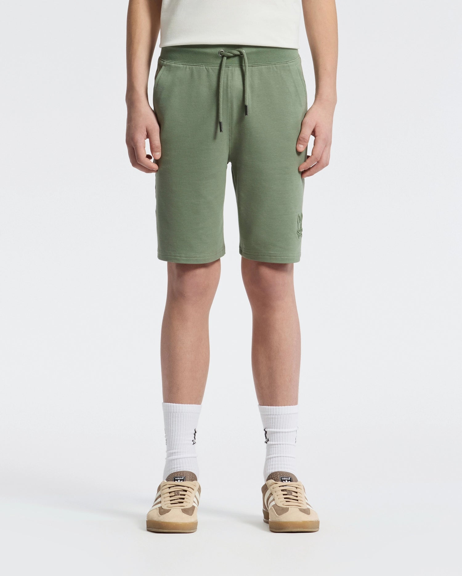 Teen | Kids' French terry sweatshorts with a soft feel, elastic waistband, and side pockets for comfort.