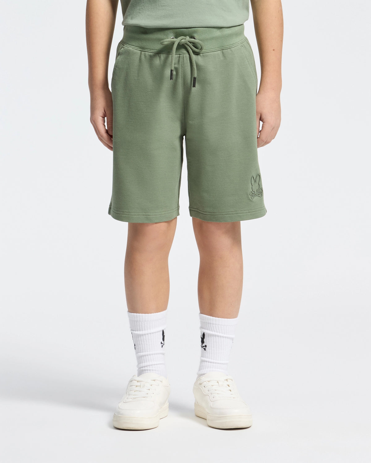 Kids | Kids' French terry sweatshorts with a soft feel, elastic waistband, and side pockets for comfort.