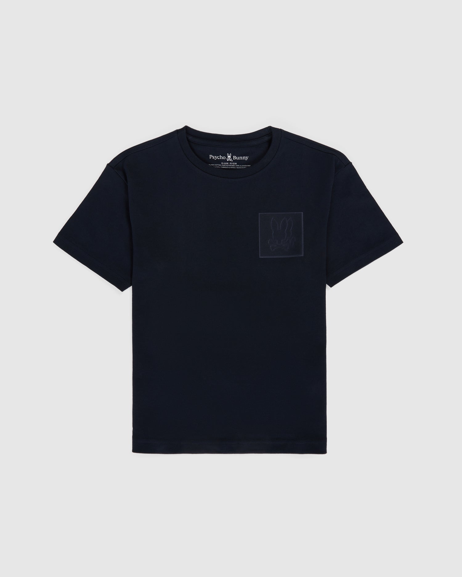 KIDS NAVY SACRAMENTO RUBBER EMBOSSED RELAXED FIT TEE | PSYCHO BUNNY ...