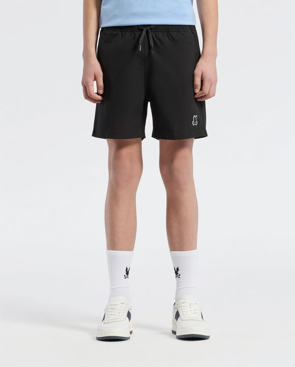 Teen | Black swim shorts with hydrochromic technology