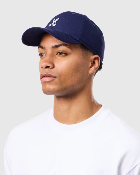 MENS DARK BLUECLASSIC BASEBALL CAP | PSYCHO BUNNY