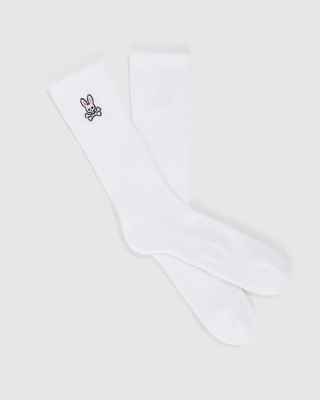 MENS WHITE FASHION SOCKS PSYCHO BUNNY