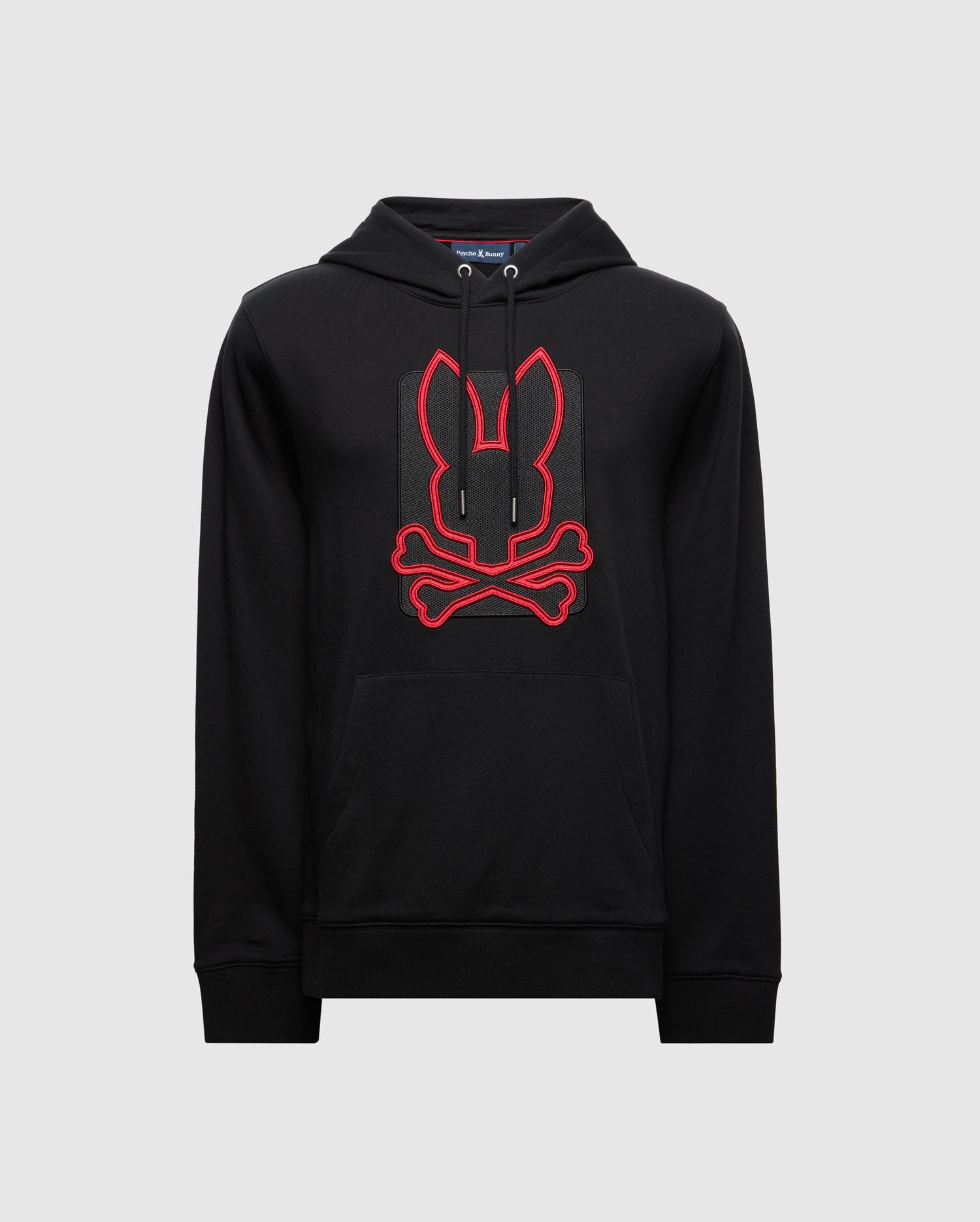 Psycho Bunny Pierce French Terry Hoodie Mens L Black