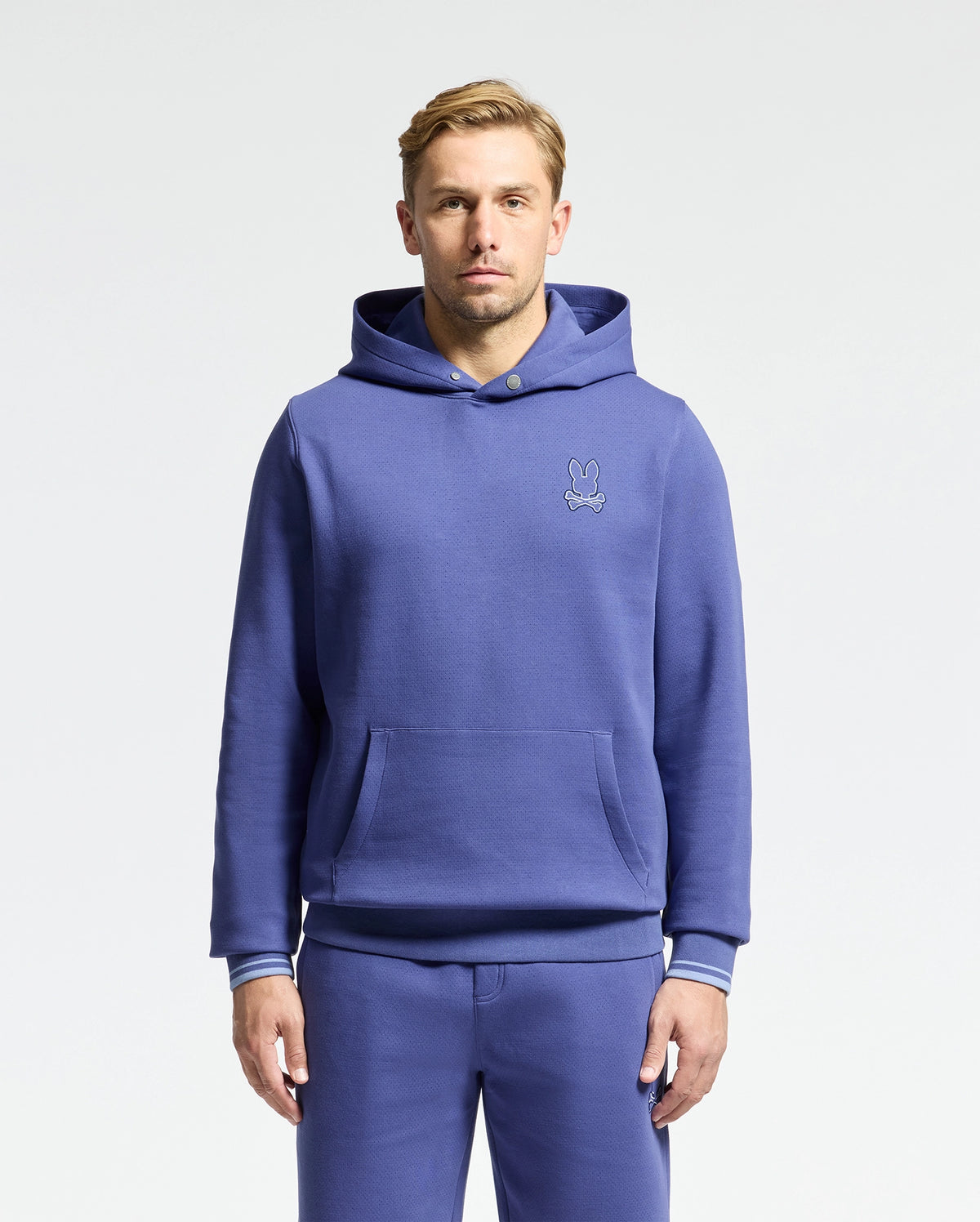 Piero  MENS DACANO PERFORATED HOODIE - B6H239E200