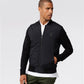 MENS MARKS QUILTED FRONT WITH KNIT SLEEVE BOMBER JACKET - B6J384Z1OW