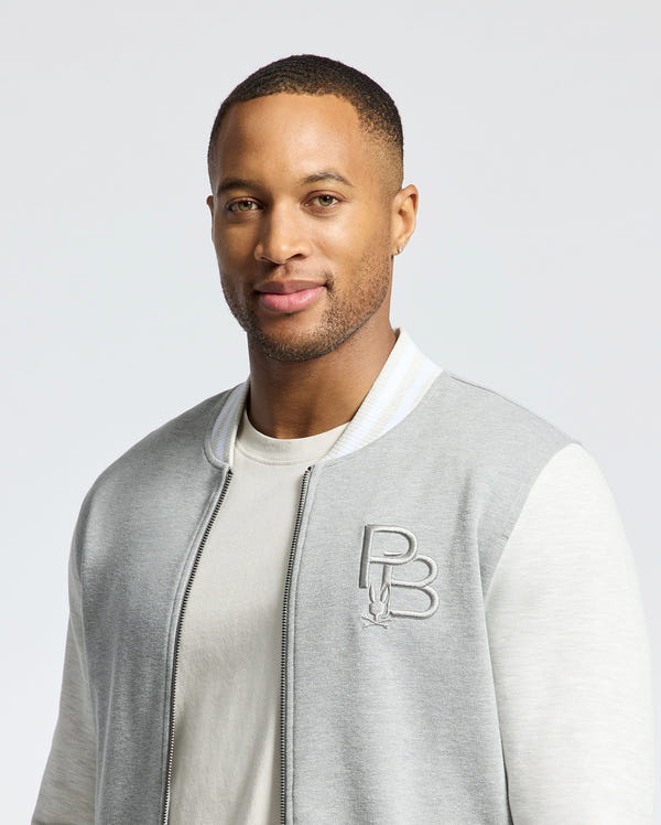 HERREN HYDRA FARBBLOCK STRICK BOMBER - B6J455F200