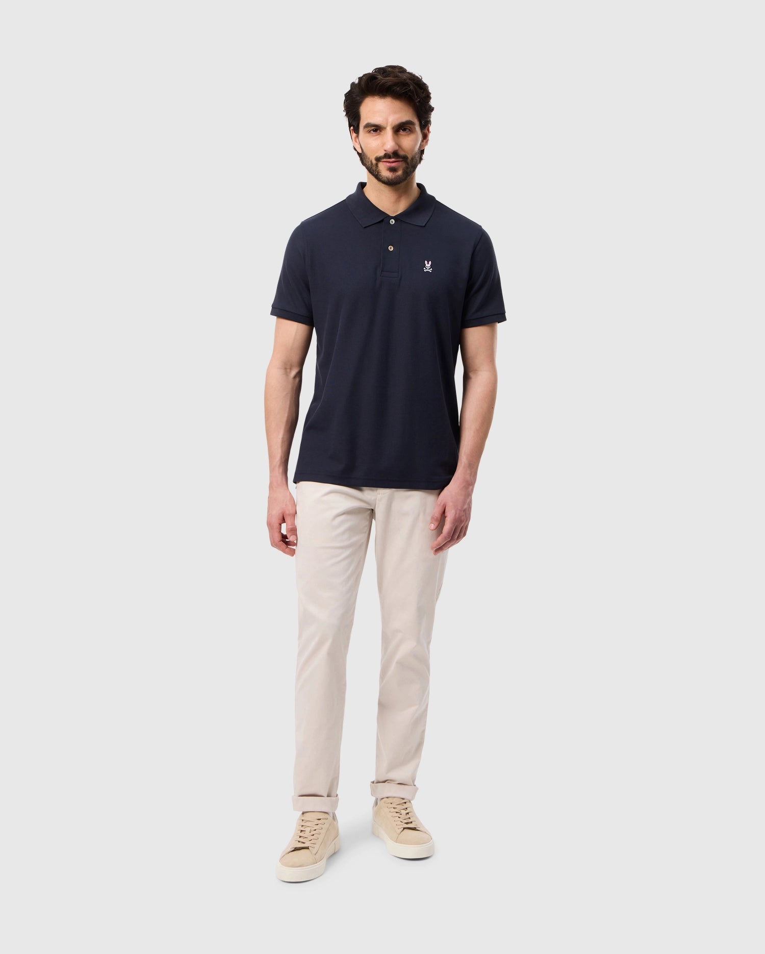 MENS NAVY BLUE CLASSIC POLO | PSYCHO BUNNY