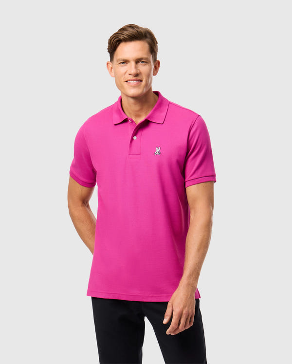 MENS CLASSIC PIQUE POLO SHIRT B6K001D200 - Main Image