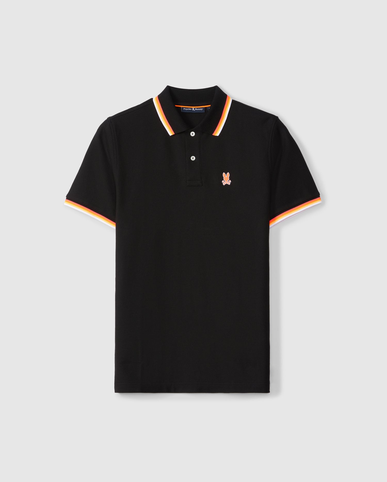 MENS BLACK GRANBURY PIQUE POLO PSYCHO BUNNY