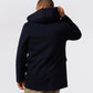 MENS CHESTER WOOL BLEND COAT WITH REMOVABLE HOOD AND FUNNEL - B6N551Z1OW
