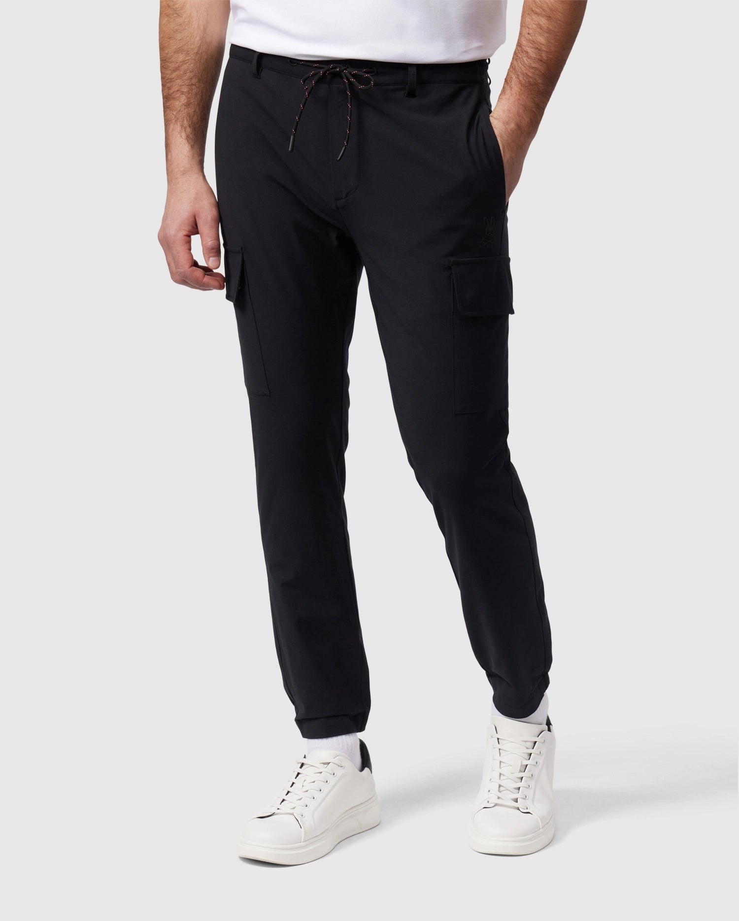 Men's Lloyd Cargo Pant in Black | Psycho Bunny