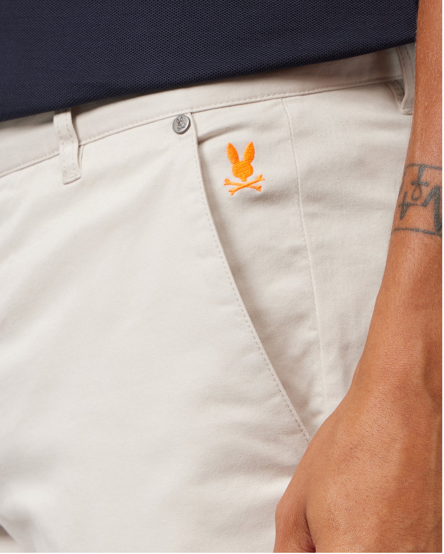 Psycho Bunny Chinos - Premium Comfort and Style in Beige