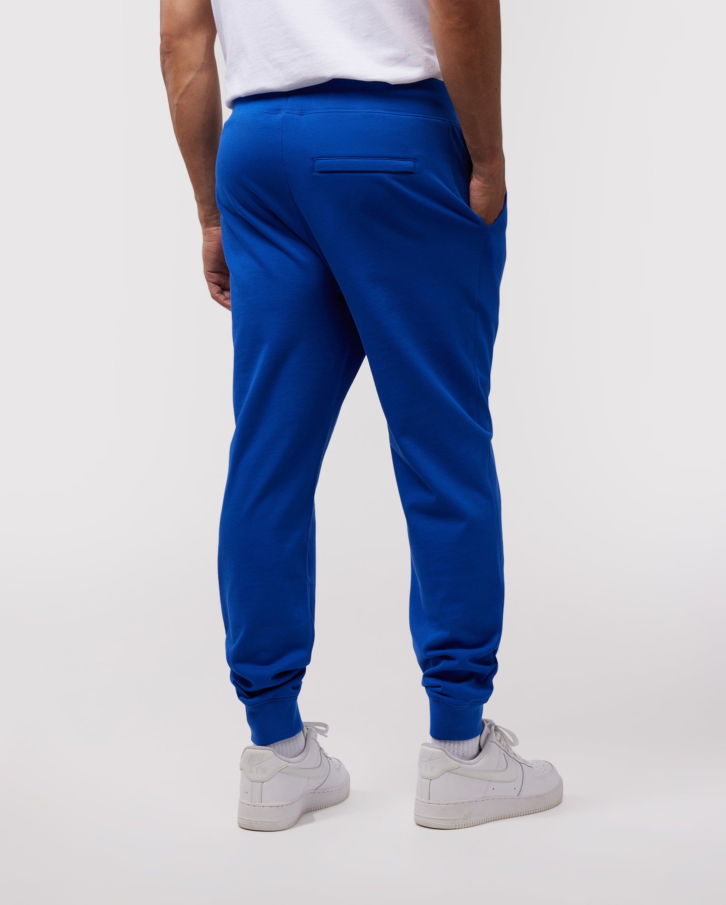 MENS BLUE FRENCH TERRY SWEATPANTS