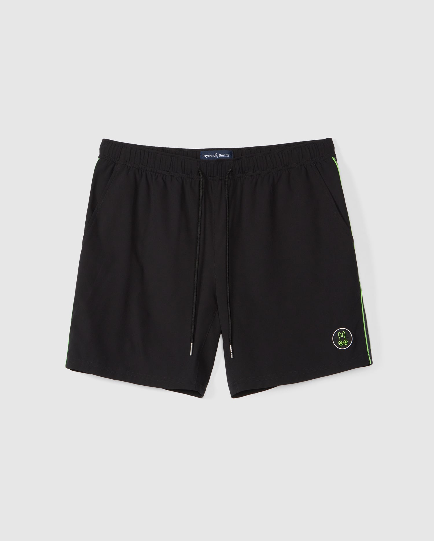 MENS BLACK SONTERRA SIDE STRIPE SPORT SHORT PSYCHO BUNNY