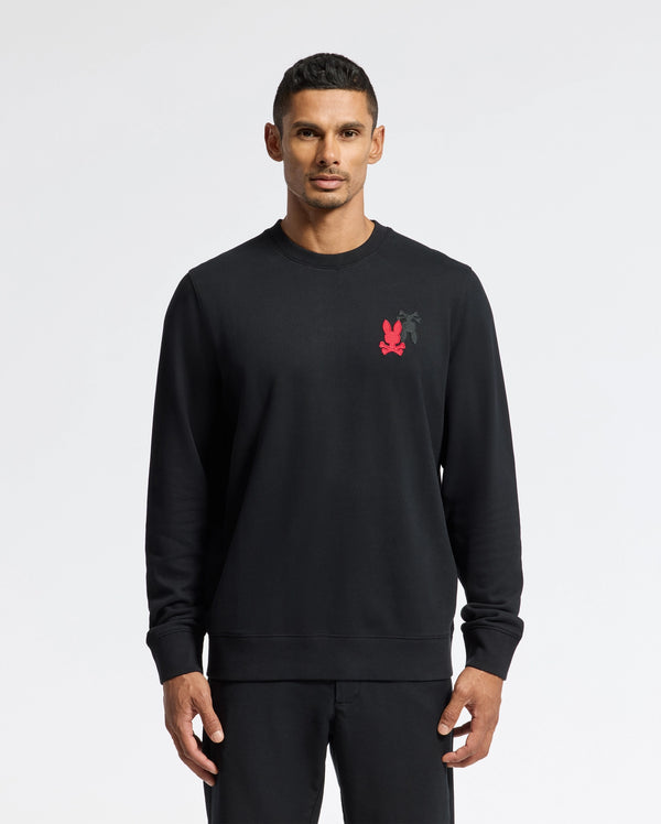 MENS PIERCE PEACHED TERRY CREW - B6S278E200