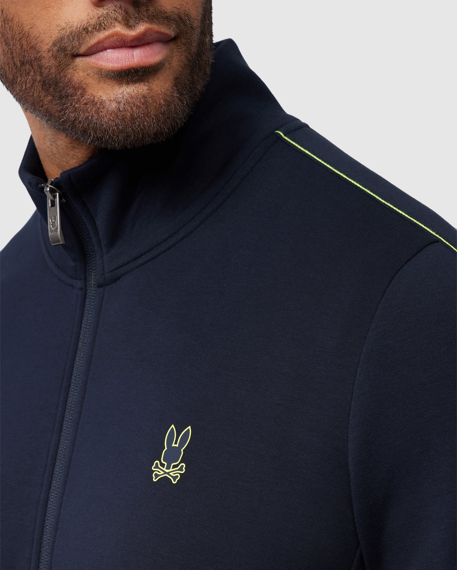 MENS NAVY OCEANSIDE TRACK JACKET PSYCHO BUNNY Psycho Bunny