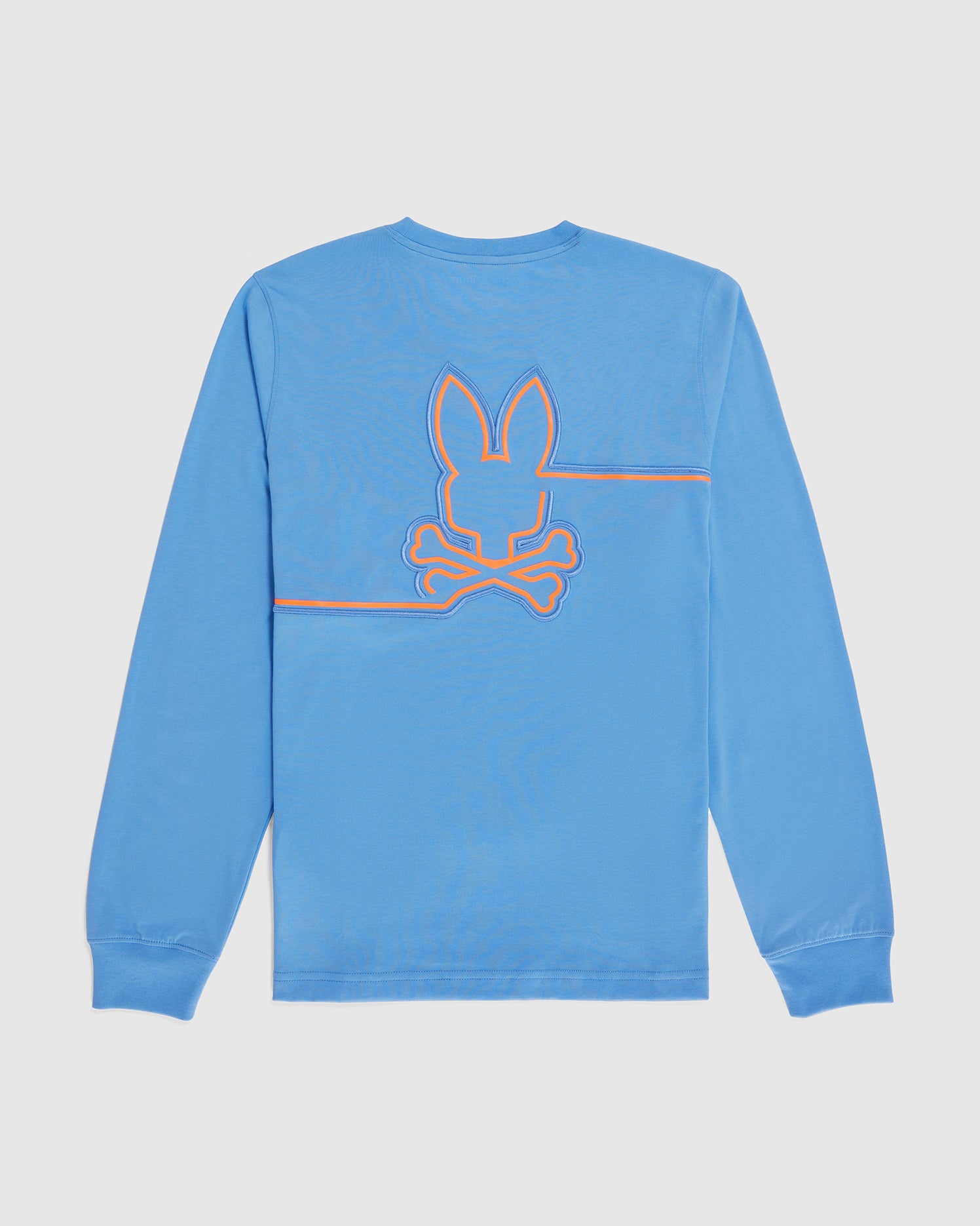 MENS LIGHT BLUE CHESTER LONG SLEEVE GRAPHIC TEE | PSYCHO BUNNY – Psycho ...