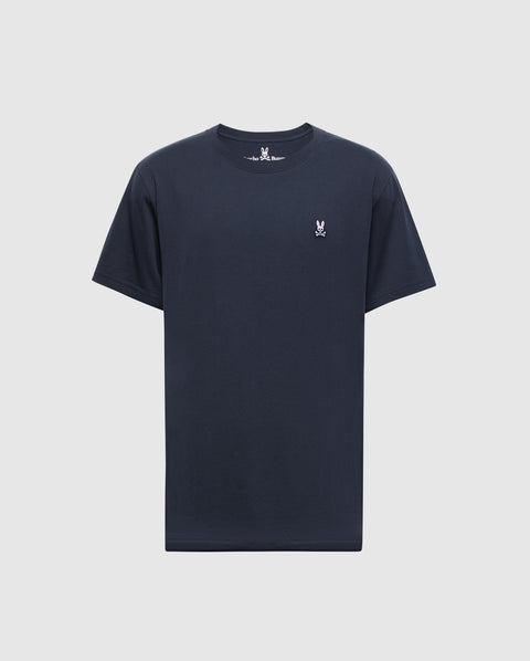 MENS CLASSIC NAVY BLUE CREW NECK TEE | PSYCHO BUNNY