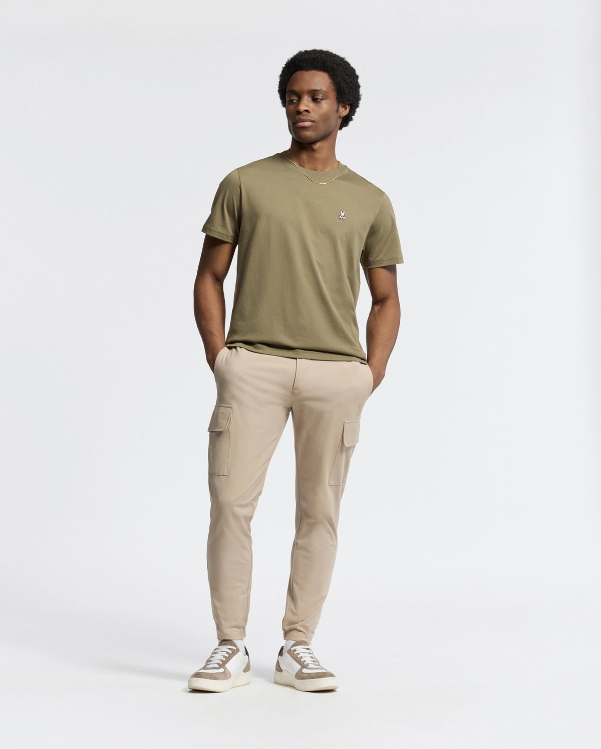 MENS CLASSIC CREW NECK TEE - B6U014F200