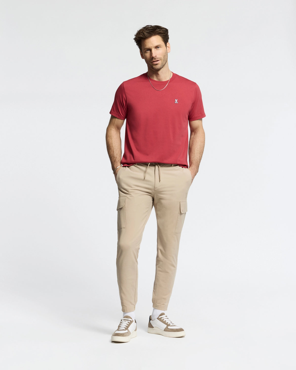 MENS CLASSIC CREW NECK TEE - B6U014F200