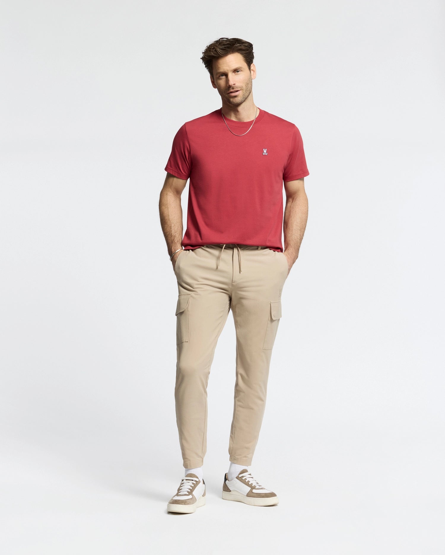 MENS CLASSIC CREW NECK TEE - B6U014F200