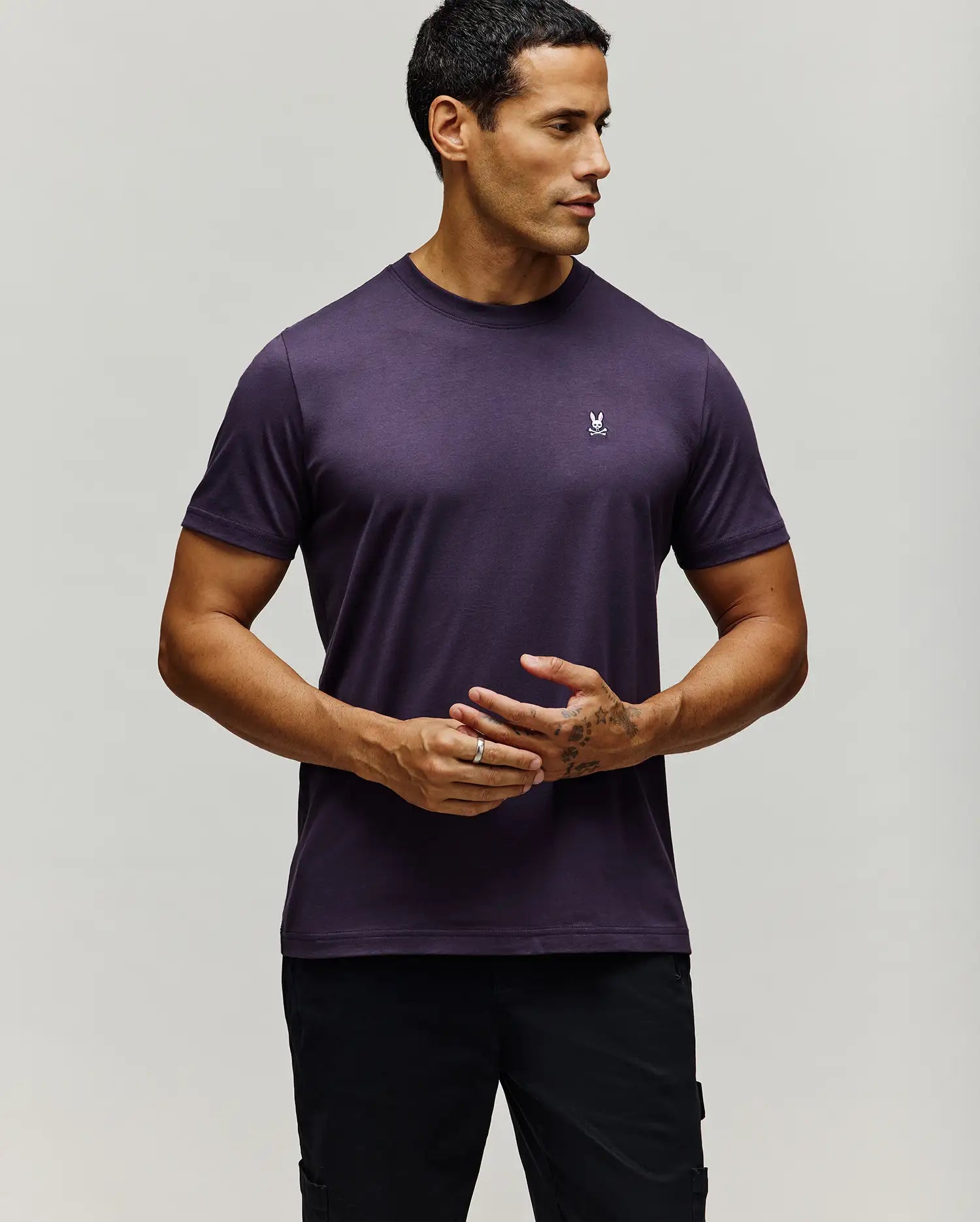 MENS CLASSIC CREW NECK TEE - B6U014F200