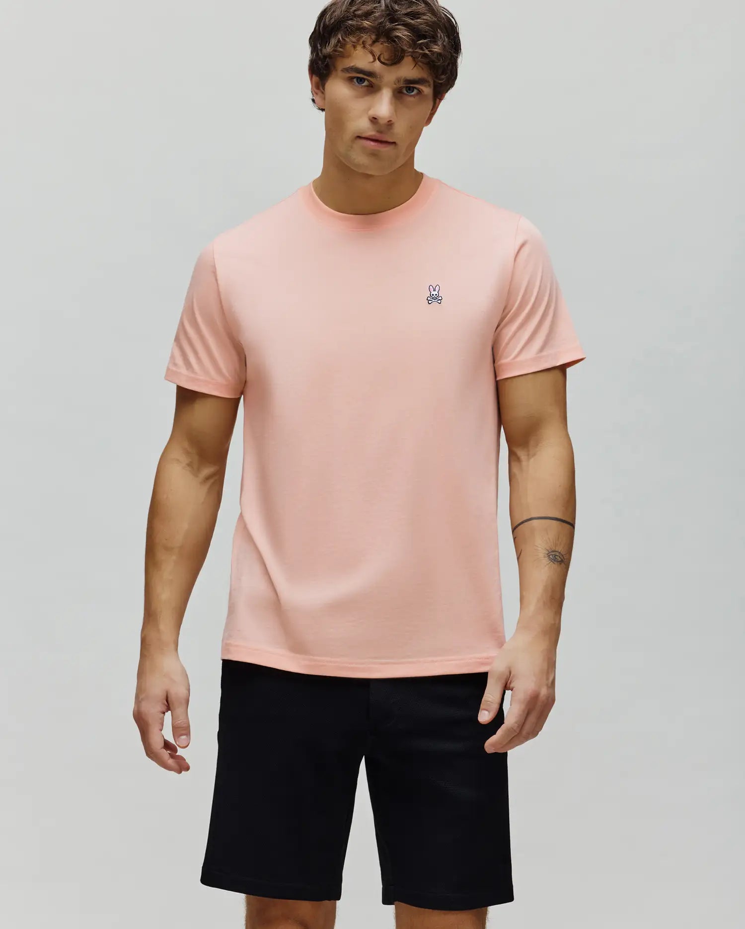 MENS CLASSIC CREW NECK TEE - B6U014F200