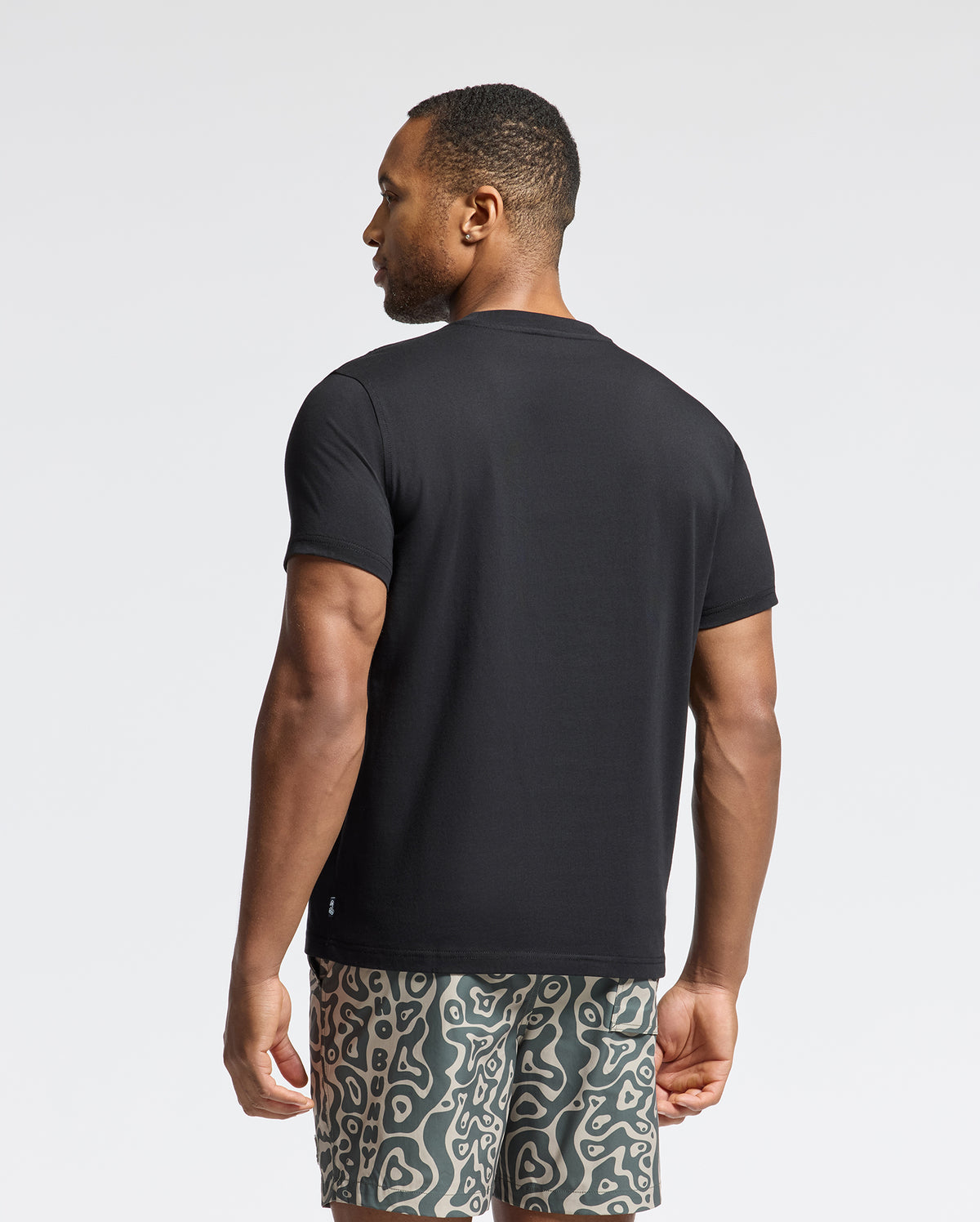 MENS PAYSON LEATHER PRINT GRAPHIC TEE - B6U213E200