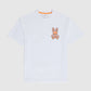 MENS LANCASTER HEAVY WEIGHT CROSS STITCHED BUNNY TEE - B6U775A2PC