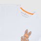 MENS LANCASTER HEAVY WEIGHT CROSS STITCHED BUNNY TEE - B6U775A2PC