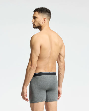 MENS SOLID KNIT 2 PACK BOXER BRIEF - B6V906ARCM MENS SOLID KNIT 2 PACK BOXER BRIEF - B6V906ARCM