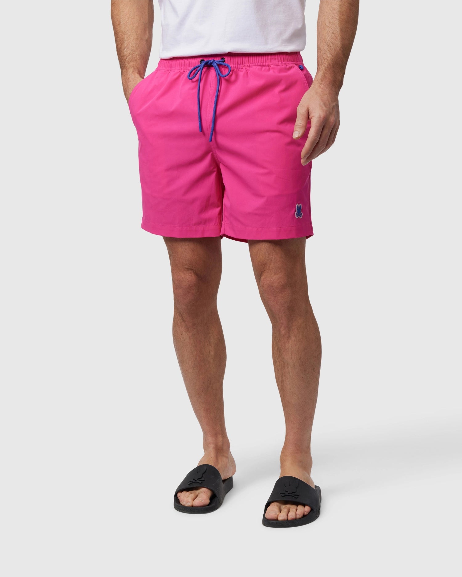 Mens pink top bathing suit