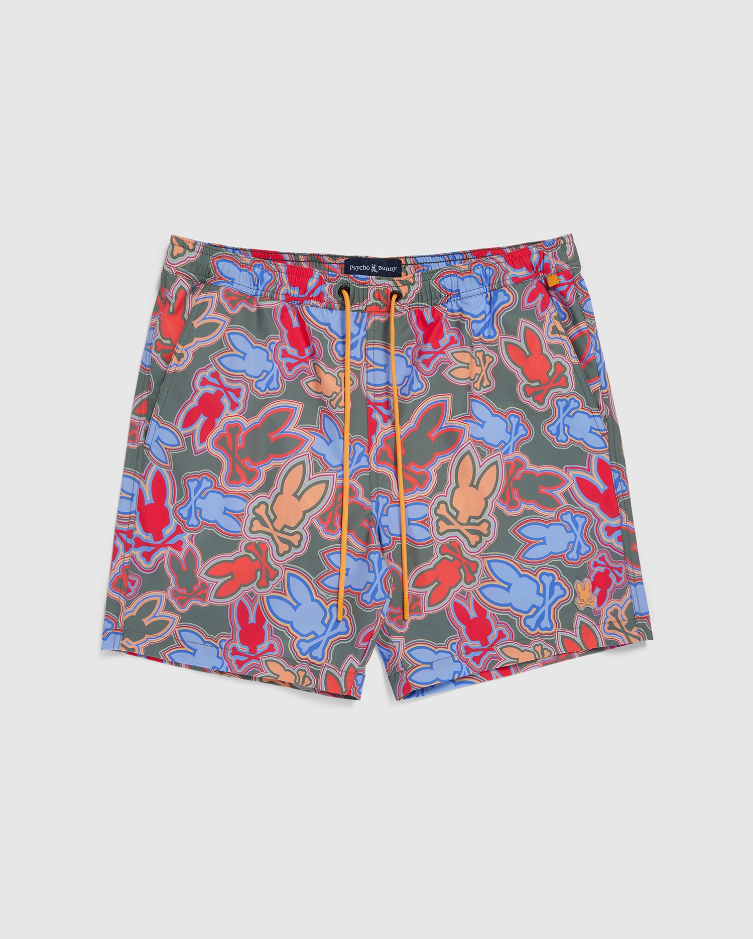 MENS SERENTIY BLUE JACKSON AOP SWIM TRUNK PSYCHO BUNNY