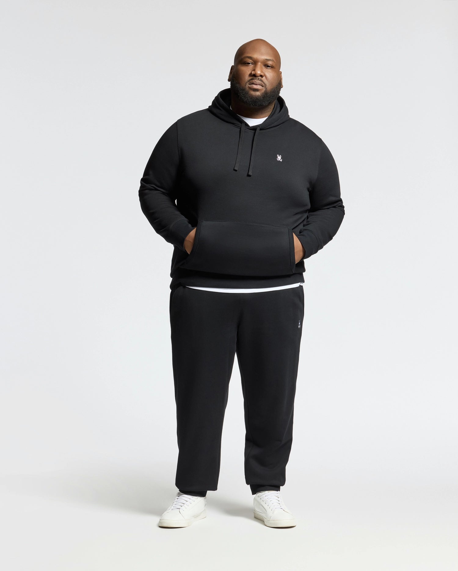 MENS BIG AND TALL LEVY ESSENTIAL FLEECE HOODIE - B9H859D200 MENS BIG AND TALL LEVY ESSENTIAL FLEECE HOODIE - B9H859D200