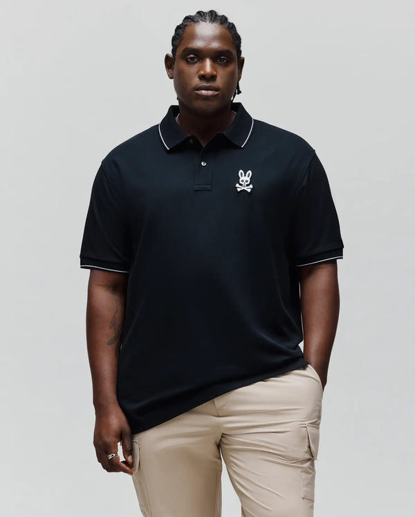 BIG AND TALL TATE BUNNY PIQUE POLO - BT0100015