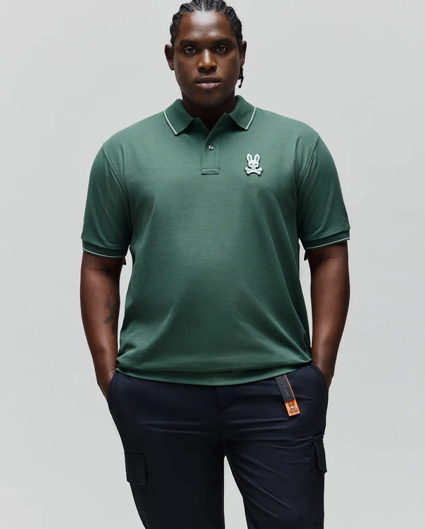 BIG AND TALL TATE BUNNY PIQUE POLO - BT0100015