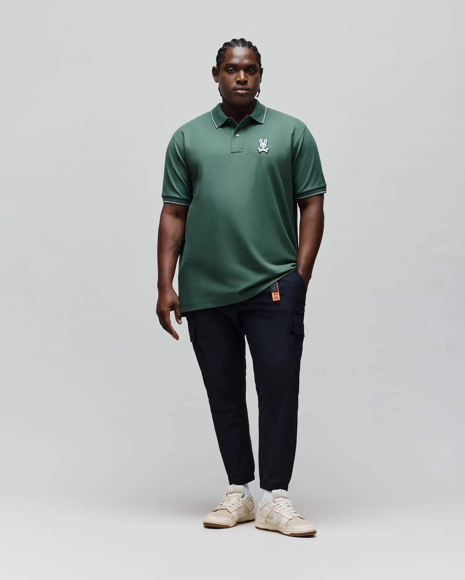 BIG AND TALL TATE BUNNY PIQUE POLO - BT0100015