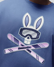 MENS BIG AND TALL INDIGO BUNNY GRAPHIC TEE - BT0200028