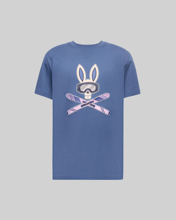 MENS BIG AND TALL INDIGO BUNNY GRAPHIC TEE - BT0200028