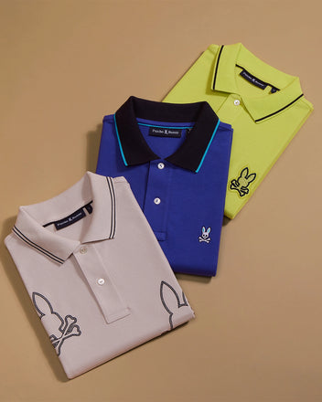 POLO DE PIQUE LENOX LIMA PARA HOMBRE CONEJITO PSICO