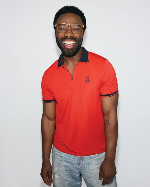 MENS ODIN ZIP SPORT POLO view 1