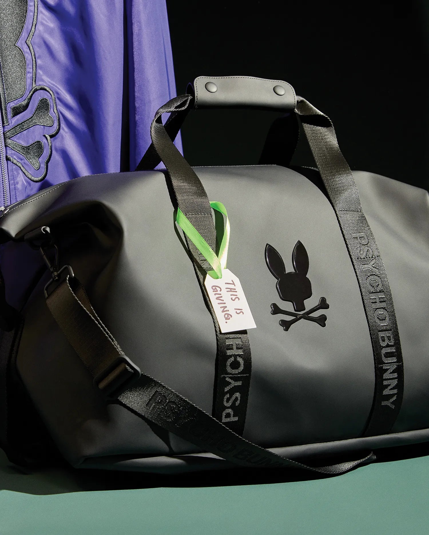 MENS RUBBERIZED DUFFLE BAG - B6A472F200